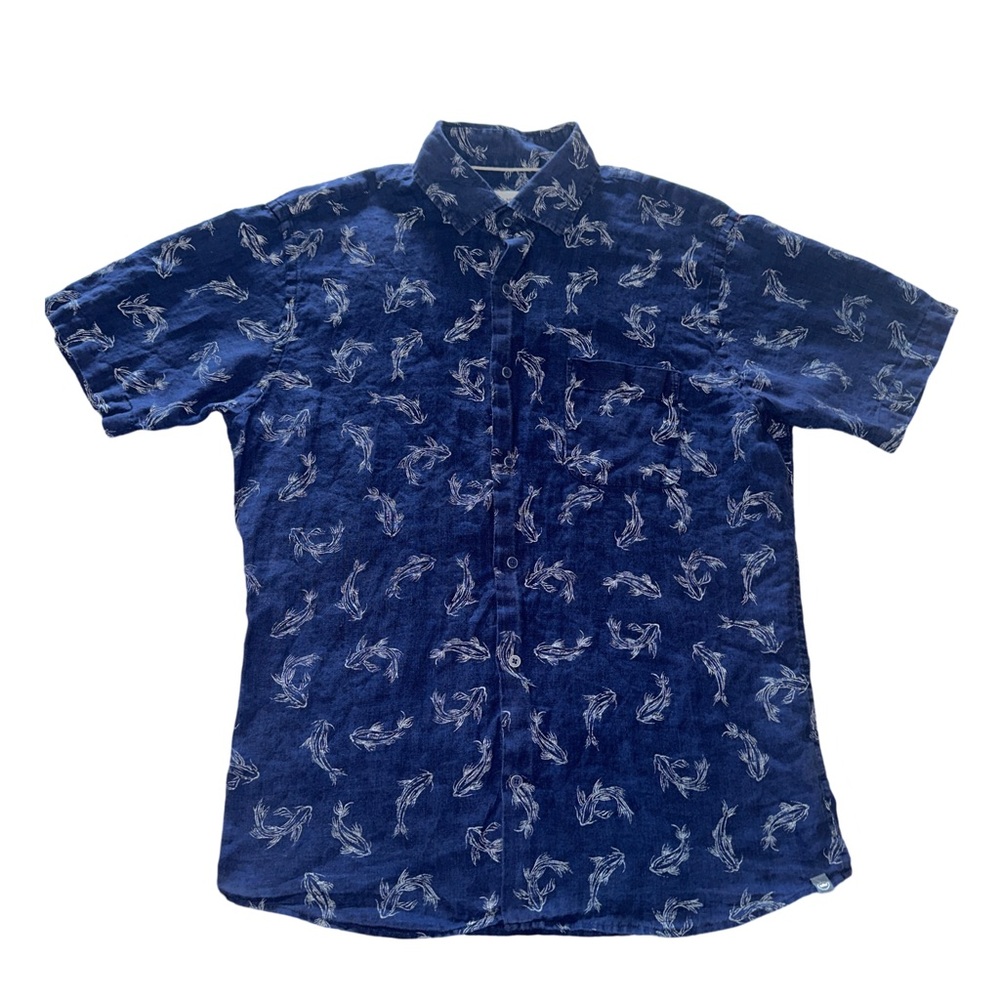 Peter Millar Men’s Linen Button Down Shirt